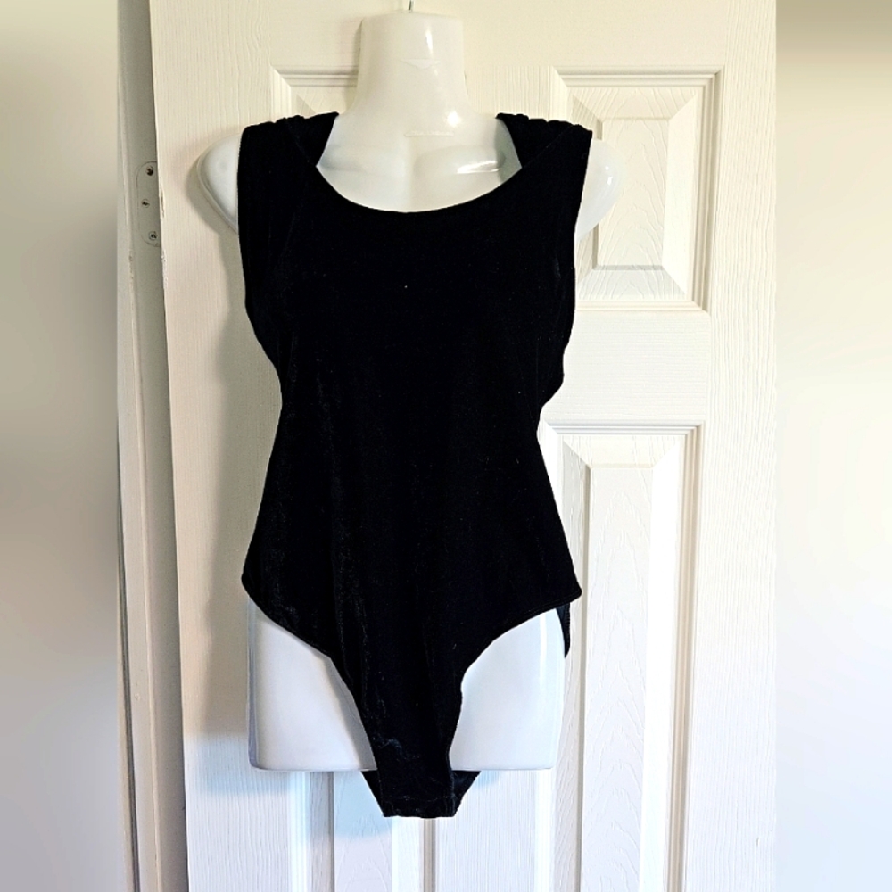 Black Velvet Hooded Teddy